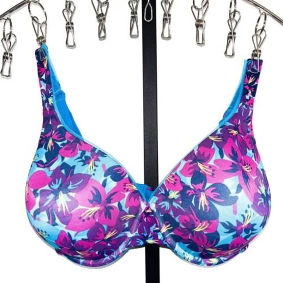 Vanity Fair Other - Vanity Fair Vintage Floral  Bra - Size 38DD